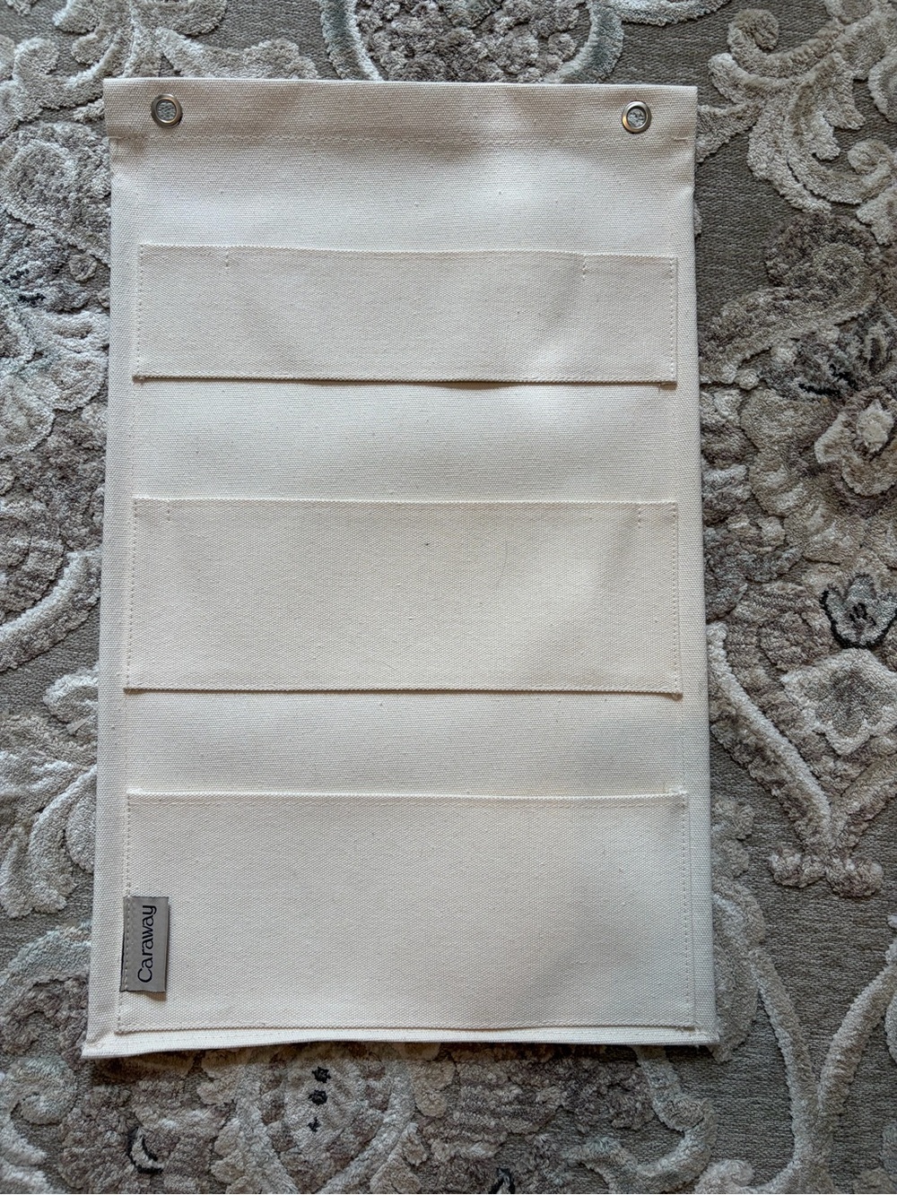 Canvas Hanging Organizer with Pockets - Natural